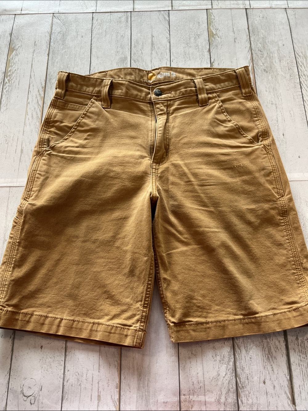 Carhartt Men's Rugged Flex Relaxed Fit Canvas Work Shorts Sz32
